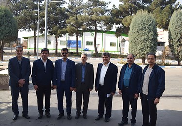 بازدید مدیرعامل و اعضای هیئت مدیره شرکت تولید نیروی برق شهید رجایی از شرکت...